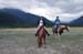 049-Kathryn on Lucky and Scott on Liberty