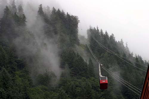 055-Cable Car Disappearing into the Mist